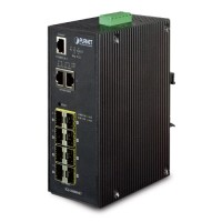 PLANET IGS-10080MFT Industrial 8 100/1000X SFP + 2-Port 10/100/1000T Managed Switch (-40 ~ 75 Degree C)